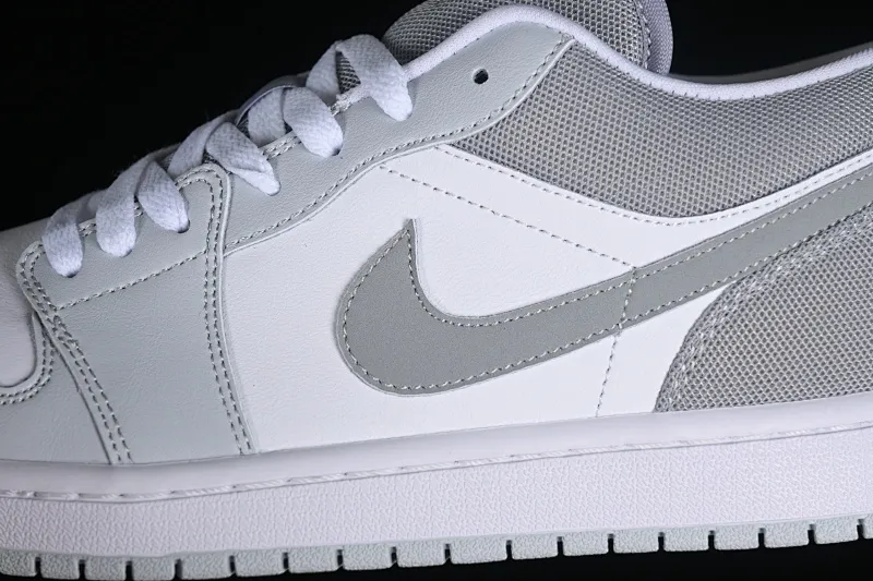 All categories Air Jordan Jordan series basketball shoes Air Jordan 1 Low Air Jordan 1 Low AJ1 Joe 1 white gray low-top cultural and leisure sports sneakers DC0774-106